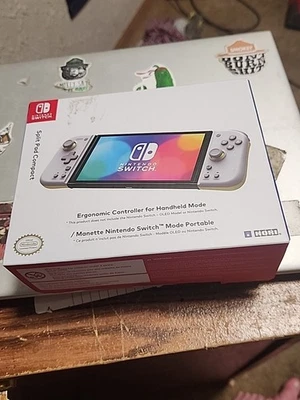 Hori Split Pad Compact Controller for Nintendo Switch Gray/Yellow NIB - Image 1 of 3