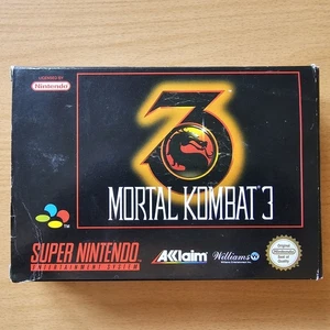 Super Nintendo SNES Mortal Kombat 3 PAL UK Edition Tested Free P&P - Picture 1 of 7