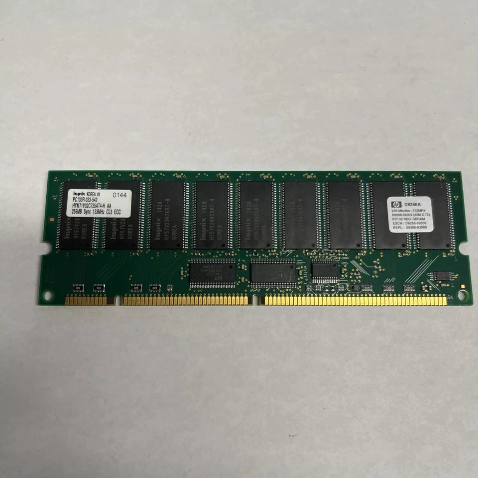 256MB DDR1-133MHz PC133R-333 Memory Dimm(Hynix HYM71V32C735AT4) - Image 1 of 1