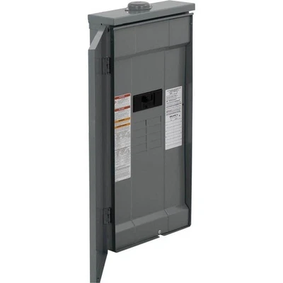Homeline 200 Amp 8-Space 16-Circuit Outdoor Main Breaker Electrical Panel with - Image 1 of 4