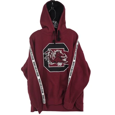 South Carolina Gamecocks Hoodie Mens XL Maroon NCAA Football Pullover University - Image 1 of 4