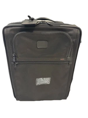 Tumi Alpha 2 Carry-On  Expandable Wheeled Black Luggage Bag. READ - Image 1 of 4