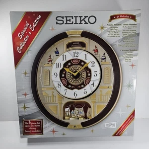 Orologio da parete Seiko Melodies in Motion Swarovski edizione speciale da collezione NUOVO - Foto 1 di 19