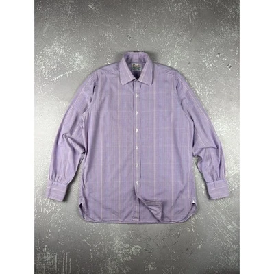 Camisa de algodón a cuadros Goodman vintage Turnbull&Asser Bergdorf Foto 1 de 4