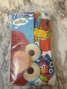 Paquete de 7 calzoncillos de Plaza Sésamo para niños pequeños ropa interior talla 4T - Imagen 1 de 8