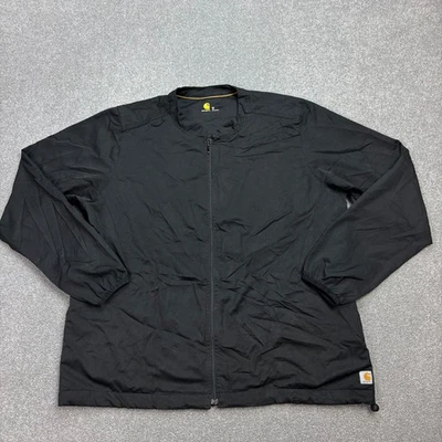 Carhartt Jacket Adult Medium Black Bomber Workwear Chore Utility Lightweight Men - Image 1 of 4