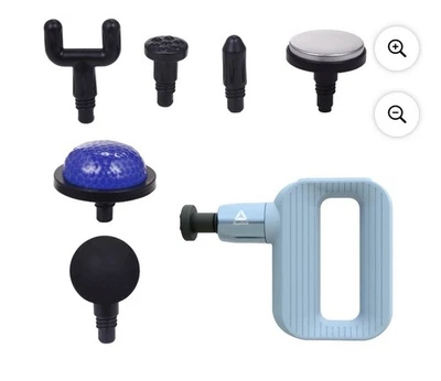 Massageador de percussão quente e frio Reebok 6 velocidades com recarga portátil de aromaterapia - Imagem 1 de 4