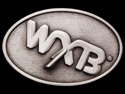 JH31118 MUY BONITO VINTAGE 1978 **WXTB** ESTACIÓN DE RADIO ROCK HEBILLA DE PELTRE Foto 1 de 2