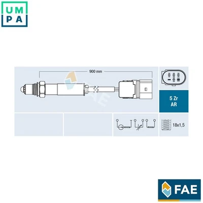 LAMBDA SENSOR 75155 FOR MERCEDES-BENZ M271.956/941 1.8L 4cyl E-CLASS - Image 1 of 4