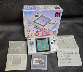 Neo Geo Pocket Color Platinum CIB Japanese Region FREE METAL SLUG