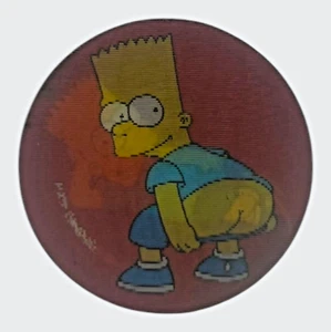 Bart Simpson Hologram Tazo #149 - Magic Motion - Banned [Bum] - Vintage, 1996 - Picture 1 of 16