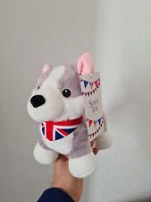 Aldi Kevin The Carrot 🥕 Grey Corgi Soft Toy Queen's 70th Jubilee Edition 2022