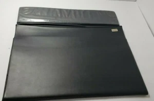 Vintage BASF Portfolio Attache Carry Case Vinyl 13.75"x10" Black BASF Advertise - Picture 1 of 12