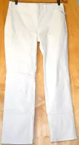 NYDJ Optic White Color Straight Leg Jeans Pull On Size 10P NWT Women's Petite - Picture 1 of 4