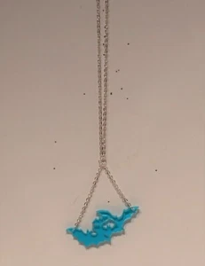 BAT NECKLACE 20" Chain Flying Wings Spread Charm Pendant Vampire Halloween NEW - Picture 1 of 4