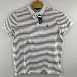 NUEVO CON ETIQUETAS POLO EE. UU. ASSN SINCE 1890 Camisas Estilo Polo Blanco Talla L Precio de venta sugerido por el fabricante $48 - Imagen 1 de 6