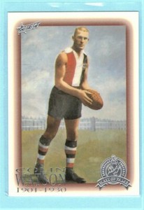 1996 Select AFL Hall of Fame Platinum Series #29 - Colin Watson - St Kilda