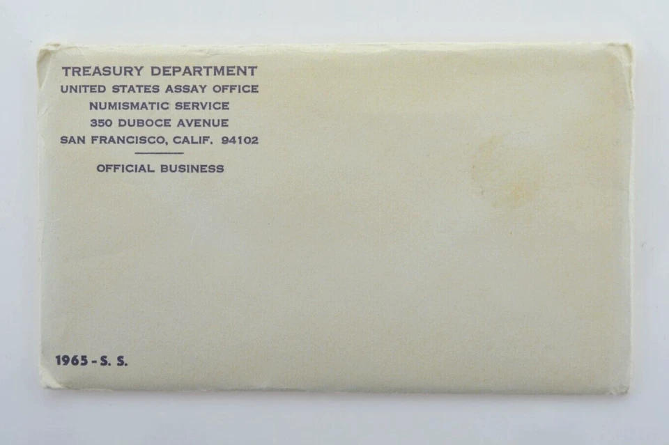 1965 Special Mint Set SMS Includes 40% Silver Kennedy Half and OGP - Image 1 of 1