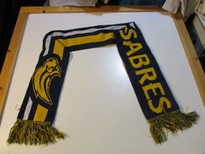 BUFFALO SABRES HOCKEY NHL FOREVER COLLECTIBLES BRAND KNIT WINTER SCARF - Picture 1 of 6