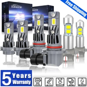 For Subaru Legacy 2005-2007 LED Headlight Bulb Hi-Lo Beam + Fog Light 9005+H7+H3 - Picture 1 of 22