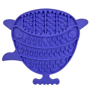 Ancol Orva Blue Puffer Fish Lick Mat Kitten Cat - Puppy Dog Treat Feeder 21cm - Picture 1 of 1