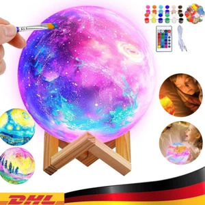 Bastelset Kinder Mond Lampe Malset Mädchen Und Jungen, Kreativ Set Für Kinder DE - Bild 1 von 18