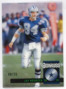 Jay Novacek 2024 Donruss Clearly #d /25 Green Dallas Cowboys - Picture 1 of 2