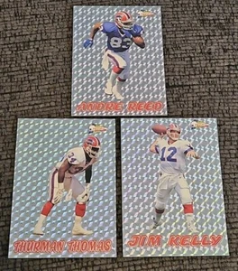 1993 Pacific Buffalo Bills Silver Prism Lot Jim Kelly Thurman Thomas Andre Reed - Picture 1 of 5