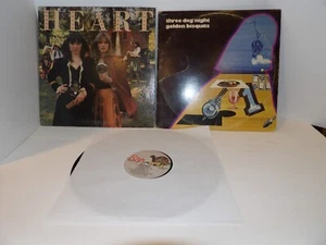 VINTAGE VINYL LP 2 RECORD LOT HEART/THREE DOG NIGHT + FREE JOHN COUGAR LP - Picture 1 of 8