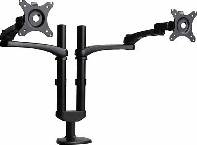 Soporte de computadora para monitor doble - Montaje de brazo modular, aluminio 24 pulgadas/30 pulgadas Foto 1 de 4