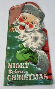Night Before Christmas Vintage 1958 Die-Cut Book Florence Sarah Winship - Picture 1 of 6