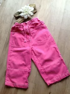 Mini Boden pantalone ritagliato bambina 5-6 anni vacanza spiaggia campeggio roulotte estate - Foto 1 di 3