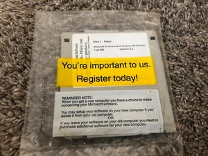 Microsoft IntelliPoint Microsoft Mouse Windows 95 98 4.0 series v 2.2 Disk 1 - Picture 1 of 3