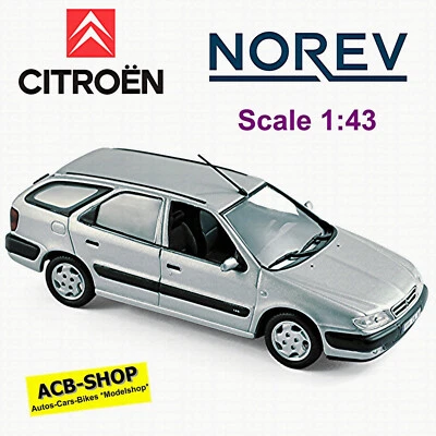 Citroën Xsara Break Familiar 1998-2006 Quartz Gris Plata Metalizado 1:43 Norev - Imagen 1 de 2