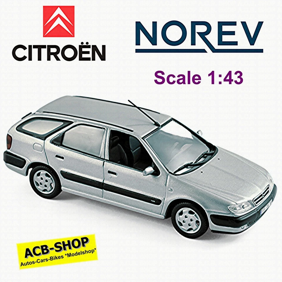 Citroen Xsara Break 1998 1/43 Norev (quartz Grey)