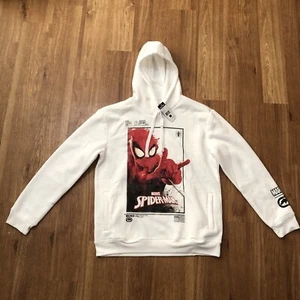 Ecko Unltd Marvel Spider-Man Herren Hoodie Pullover Gr. Large Neu mit Etikett weiß brandneu - Bild 1 von 9