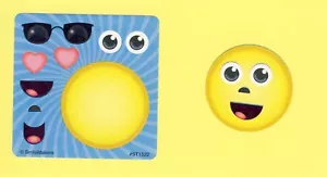 10 Make Your Own Emoji Face Stickers - Party Favors - Rewards - Picture 1 of 1