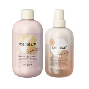 Inebrýa Kit Ice Cream Argan Age Shampoo 300ml + Balsamo 200ml + Mascarilla 300ml - Imagen 1 de 1