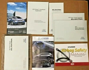 2013 Hyundai Elantra OEM Owner’s Manual Set- Used - Picture 1 of 1