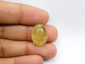 Natural Lemon Quartz gemstone Cabochon Loose For Jewelry Making 15 Cts. ME-774 - Picture 1 of 5