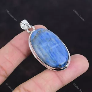 Wedding Gift For Her 925 Sterling Silver Natural Kyanite Gemstone Pendant - Picture 1 of 6