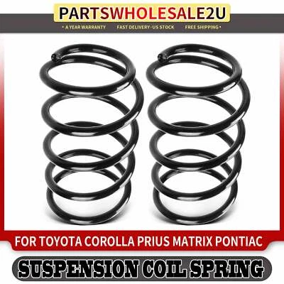2x Front Left & Right Coil Springs for Pontiac Vibe Toyota Corolla Matrix Prius - Image 1 of 4