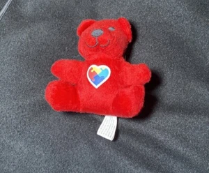 Autism Awareness Special Stuffed Animal Red Plushie - Picture 1 of 1