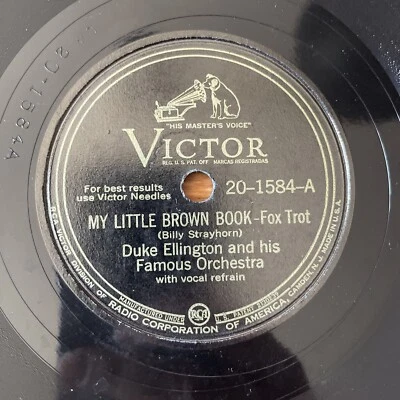 78 RPM - DUKE ELLINGTON - My little brown book - Someone VICTOR 20 1584 US PRESS - Photo 1/4