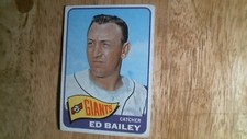 1965 Topps baseball card # 559 Ed Bailey EX+ Hi# SP