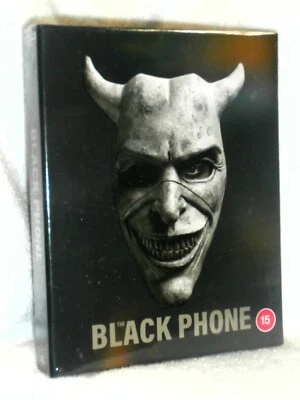 The Black Phone Collector's Edition (4K/Blu-ray, 2024, 2-Disc, STEELBOOK) NEW  - Image 1 of 4