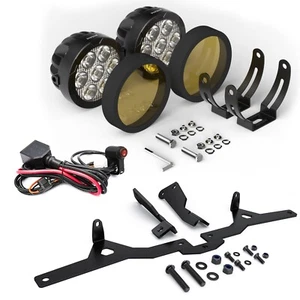 120W LED Headlights + Honda Africa Twin 1100 Adventure Sports ES Bracket + Wiring - Picture 1 of 24