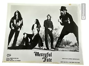 Foto promocional de colección Mercyful Fate 8x10 King Diamond Metal Blade Records - Imagen 1 de 4