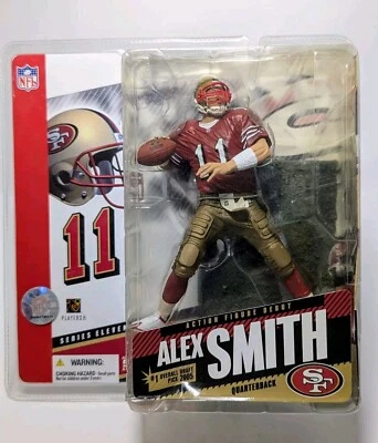 McFarlane Football Series 11-12 #90 2005 Alex Smith primera pieza equipo: SF Foto 1 de 2