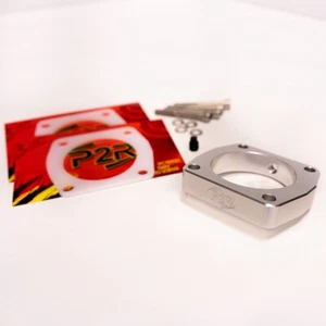 P2R Silver Throttle Body Spacer se adapta 2010 Acura TSX V6 3.5L J35 306 - Imagen 1 de 1